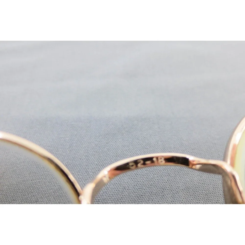 Destiny Springs Academy Flex Eyeglasses Demi Amber Gold Round Frames 52-18-135